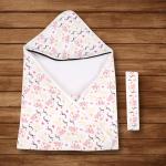 Baby Moo Abstract Flowers Pink Wrapper