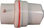 Jelectricals White Polypropylene Bulb Holder Single Adaptor (Pack Of 2)