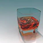 otak Crystal Clear Heavy Bottom Square Shaped Juice, Water and Whiskey Glasses