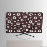 HIZING Waterproof washing machine cover Made for Midea 7 kg Fully Automatic Front Load (MF100W70/T-IN) Floral Grey print