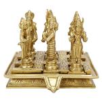 ARTVARKO Handmade Brass Navagraha Statue - 7 inch
