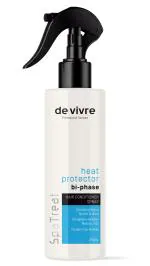 de vivre Bi-Phase Hair Heat Protection Spray 250ml | Leave In Conditioner Serum Spray