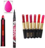 Bingeable 36H Eyeliner 5In1 Lipsticks Puff Nyn Matte (Set Of 4)