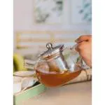 Goodhomes Glass Tea Pot Set of 1 Pieces 1000ml
