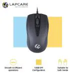 LAPCAREE L-70 Plus Optical Mouse Wired Optical Mouse (USB 2.0, Black)