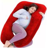 Prime Facie U Shape Conjugate Hollow Red409 Microfibre Pregnancy Pillow (147 cm x 86 cm)