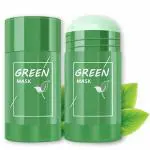 VENUS TRADERS Green Tea Mask Stick for Face | Blackhead Remover with Green Tea Extract |Deep Pore Cleansing | Skin Brightening | Moisturizing Face mask| Removes Blackheads for All Skin Types | 1PC