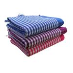 ASH Traders Multocolor Handloom XXXL Towels for Men and Women Cotton, 78 x 170 cm (pack of 3)
