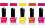 OUR Beauty Multicolor  High Quality Quick Dry Long Lasting Hd Colors Nail Polish Yt89, 40 ml (Set Of 5)