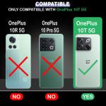 Casotec Armor OnePlus 10T 5G Defender Case | Rotating Ring Holder & Kickstand in-Built | Military Grade Armor | 360 Degree Protection Back Cover for OnePlus 10T 5G (Blue)