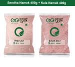 Goshudh Kala Namak 400g & Sendha Namak 400gm Combo Pack 800g