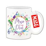Mug Morning Music is My Drug Mug Music Mug Mugs for Music Lovers Music Lover Mug
