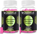 Naturewell Multivitamin Gummies For Women, 30 Gummies Each (Pack Of 2)
