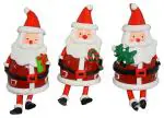 My Party Suppliers Set of 2 3D Christmas Ornaments Xmas Tree Hanging Christmas Doll Santa Claus Decoration Ornament Gifts Ideas