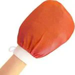 WBC WORLDBEAUTYCARE Moroccan Hammam Exfoliating Dead Skin Removal Bath Body Glove Mitt Original Single Layered Imported (Orange)