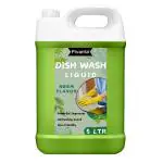 FIVANTA Dish Wash Liquid 5 Liter Green Fragrance, Leaves No Residue, Dishwashing Liquid