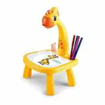 Vikrida Plastic Projection Drawing Board for Kids, Learning Projector with Music