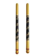 Hastakala Bazaar Dandiya Sticks - Dandia Sticks Handpainted Wooden Dandiya/Dandia Sticks for Garba Navratri Special