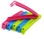 FIVANIO Bag Sealing Clips Large, Medium, Small Bpa Plastic Plastic Clips (Set Of 18, Multicolor)