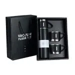 Giftana Vacuum Flask Set with 3 Steel Cup 500ml - Hot & Cold Drink - Diwali Gifts, Housewarming Gift