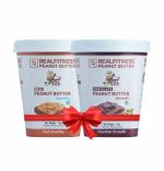 REALFITNESS Peanut Butter Smooth 25g Protein Cholesterol Free (Choco Smooth & Real Crunchy, 1 KG)
