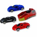 RKZ Branded Rapid Launcher Play Set Toy with 3 Die Cast Metal Stunt Car and Master Racers Sports Racing Game for Kids - Multi Color