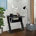 Trevi Zara Engineered Wood Computer Desk /Study Table Finish Color - Walnut