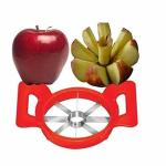 Gopinath enterprise apple cutter-8 blade stainless steel apple slicer corer fruit cutter plastic grip handle-pack of 1