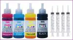 INK POINT Refill Canon Pixma Cartridge Jet Printer for Canon PG 40, 47, 88, 89, 740, 745 Cyan, Yellow, Magenta and Black Ink Bottle pack of 8