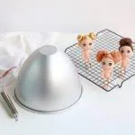 Whinsy Aluminium Baking Cake Mould| Cake Pan Doll Shape Mould