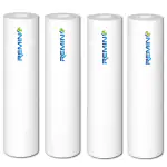 Remino 10 Inch 5 Micron Heavy Spun Pre Filter (PP) Cartridge 130 gm Premium Compatible for Water Purifier Filter Housing (Pack of 4 PP)