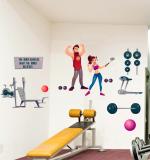 Decal O Decal Gym Quotes with Equipment