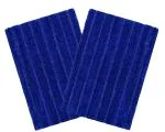 Enyra Bath Mat Anti-Slip Gel Backing Paris Microfiber Bath Mat - 40x60 CM, Floor Mat for Bathroom/Bedroom/Kitchen/Door - Pack of 2 Piece - Blue