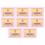 Khadi Ark Natural Rose Bath Soap|Herbal Soap|Natural Soap|Khadi Soap|Organic Soap for Men & Women 125gm Pack of 8