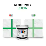 Hiifix Heavy 1 Kg Epoxy Grout for Tiles Gap Filling and Waterproofing for Home Use, Tile Grout and Sealant for Tiles (Green)