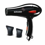 SONASHI Hair Dryer SHD-3009 [Black] Cold & Hot Wind, 2 Speed, 2 Heat Settings | AC 220-240 V / 50-60 Hz / 2000 W | Beauty & Personal Care