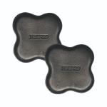 YOGPRO Yoga Knee Pad Cushion, Anti Slip Foam Knee Pad for Joints Pain Relief, Elbows, Wrist Exercises Comfortable Yoga Support Pad, Balance Cushion for Protecting Knees (Pack of 2 Pcs) (Black)