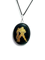 Astroghar Black Tourmaline Crystal Black Pendant For Men And Women
