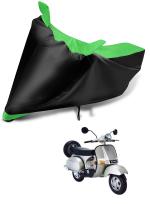 Auto Hub Bike Body Cover for Bajaj Chetak , Dustproof UV Protection water resistant Custom Fit Cover-(Black-Green )