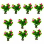 Jainsons Aquarium Plants Fish Tank Decorations Artificial Aquatic Plants Realistic Plastic Aquarium Plants (Pack of 10)