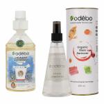 Roll over image to zoom in ODEBO Liquid Laundry Detergent (Natural) with Stain Remover|30 Loads| Unique Low Fragrance Formulation | Spray and wipe to Remove Organic Stains