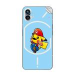 GADGETSWRAP Printed Vinyl Skin Sticker for Nothing 1 - Pica Mario