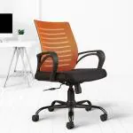 CELLBELL C104 Medium-Back Mesh Office/Study Chair[Orange]
