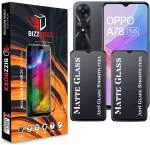 BizzBoxx Tempered Glass Guard for Oppo A78 5G (Pack of 2)