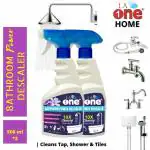 LA ONE Bathroom Power Descaler I Remove Lime Scale I Sparkling Clean Bathroom I Spary Wipe Clean & Rinse