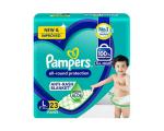 Pampers All round Protection Pants, Large size baby Diapers, (L) 23 Count Lotion with Aloe Vera