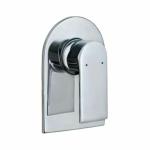 JAQUAR Lyric Series Normal Flow Concealed Fitting 1 Way Diverter (Chrome), LYR-38227K | Compulsory Accessory ALD-CHR-227|ALD-CHR-229 | Wall Mounted, Knob Selector No Button