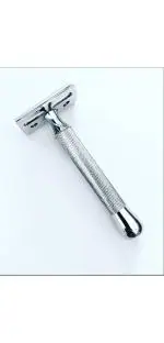 Romer-7 333 Premium Finish Hybrid Double Edge Safety Razor with SS Blade for Men and Women