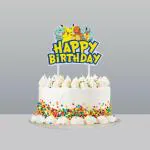 Tiki Times Pokemon Acrylic Cake Topper 16cm x 17cm Each for Boys and Girls Birthday Parties