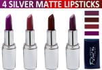 OUR BEAUTY Multicolor 100% Veg And Long Stay Soft Matte Lipstick Combo 16, 16 G (Pack Of 4)